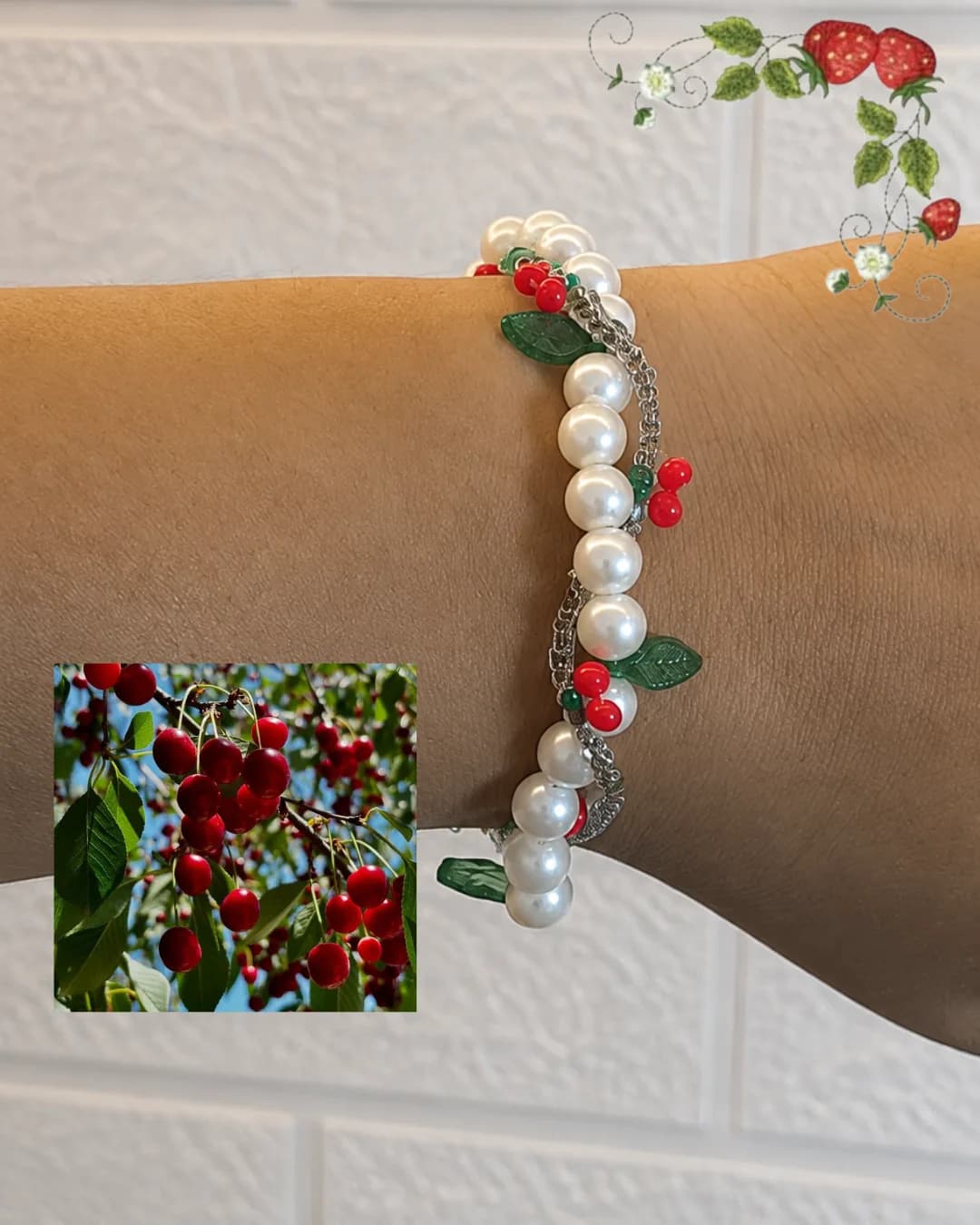 Cherry Vine Bracelet