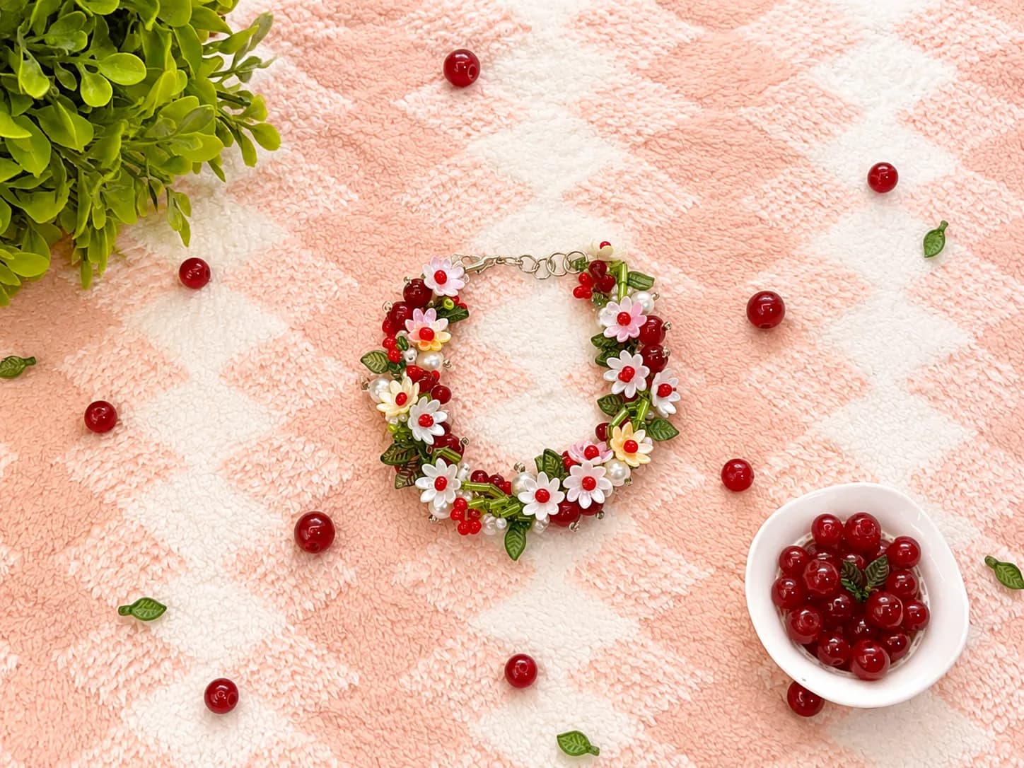 cherry tree bracelet
