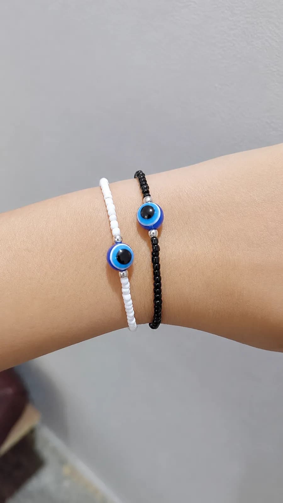 evil eye couple bracelet