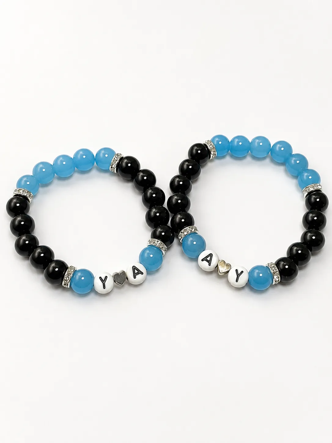 initial couple bracelet
